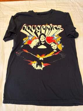 boygenius Official Band Eagle Graphic T-Shirt - Black Small